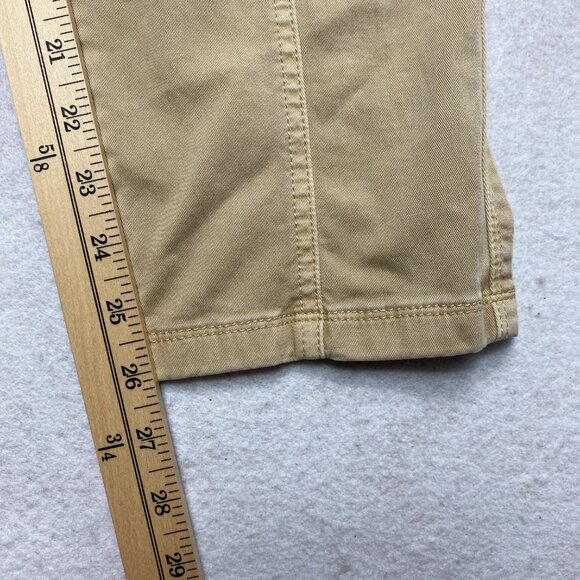 Chicos Pants Women's 1R Tan Utility Stretch Leggings Actual 30 X 26 - Picture 10 of 11